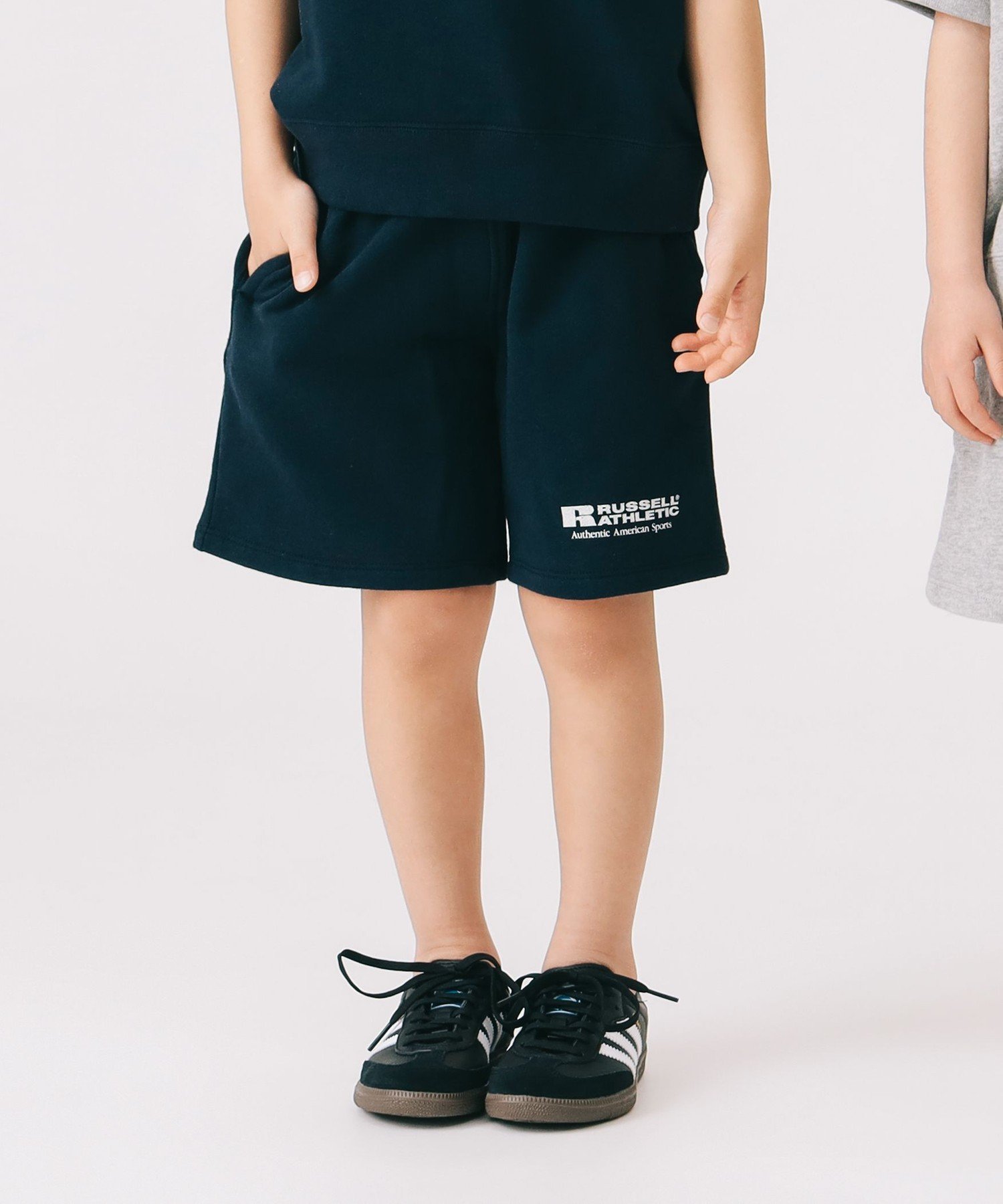 Спортивные шорты RUSSELL ATHLETIC (110-140 см) B:MING by BEAMS, NAVY — фото 3