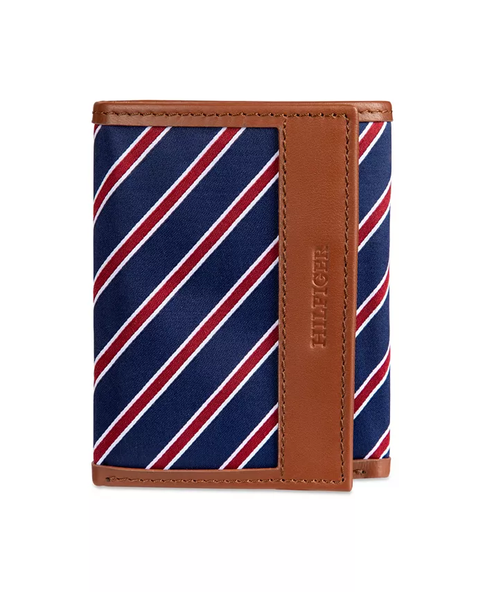 

Мужской трехсекционный кошелек Overlay Tommy Hilfiger, коричневый/бежевый