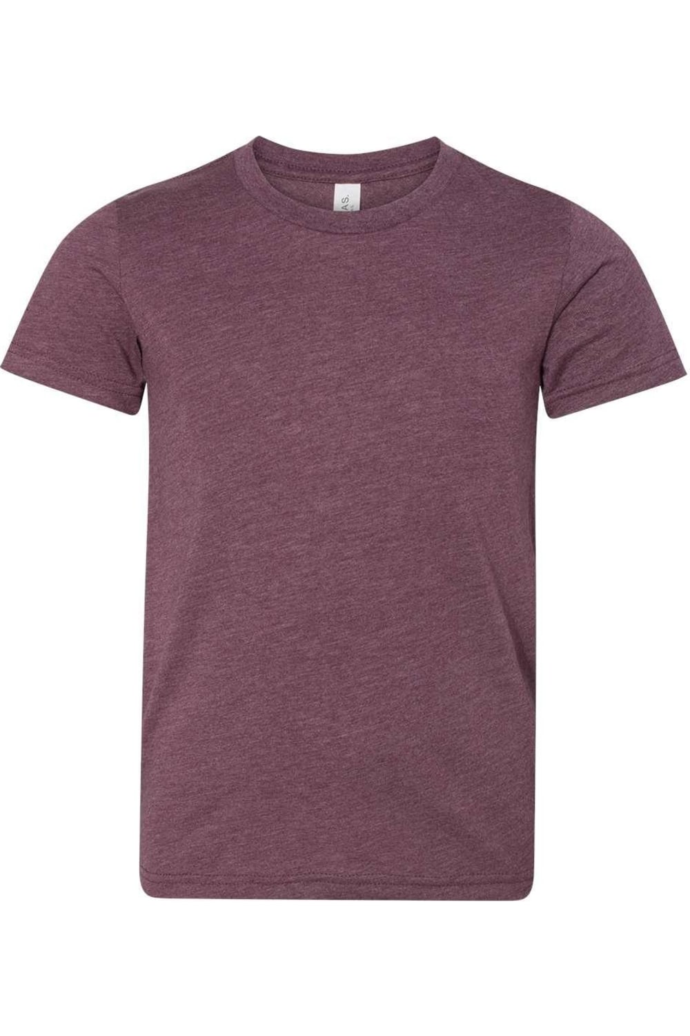 

Футболка молодежная BELLA + CANVAS CVC Jersey, цвет heather maroon