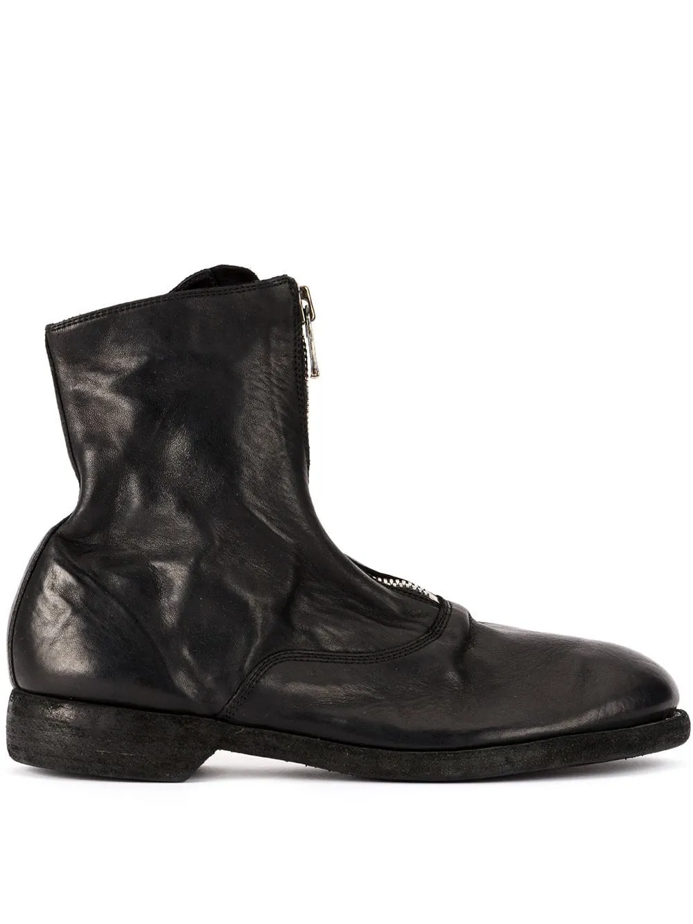 Ботинки на молнии Guidi, черный