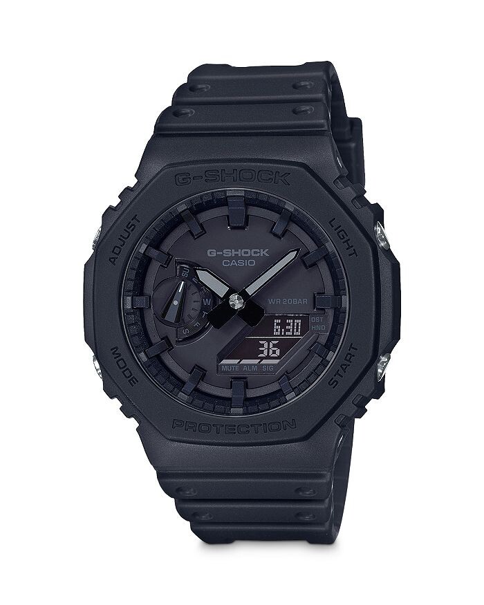 

Аналого-цифровые часы G-Shock, 48,5 мм, черный