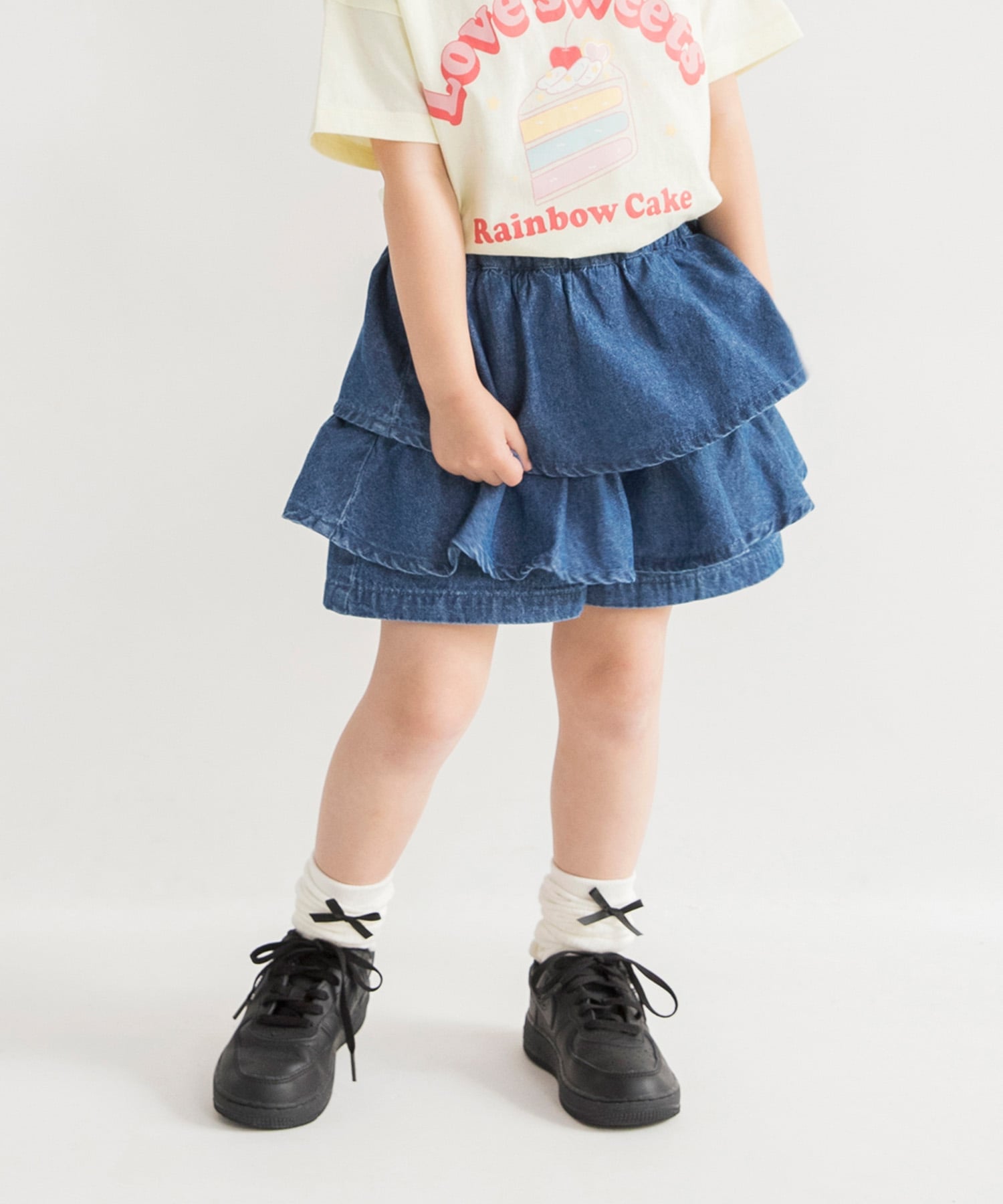 Джинсовые юбка с оборками Branshes, blue