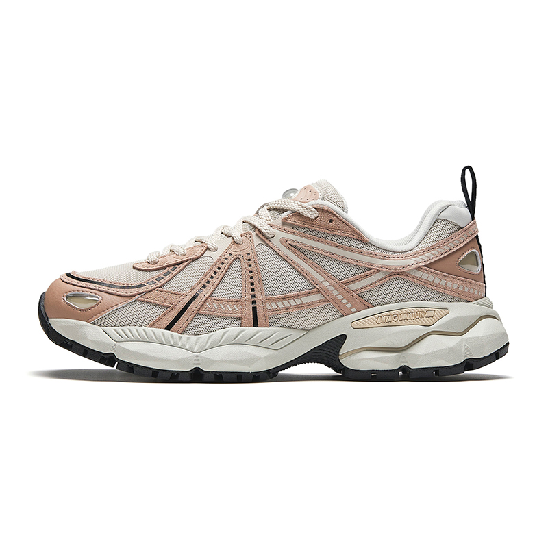 

Кроссовки Anta Champion All Weather Series с дышащим низким верхом и нескользящей подошвой, мужские, серо-розовые