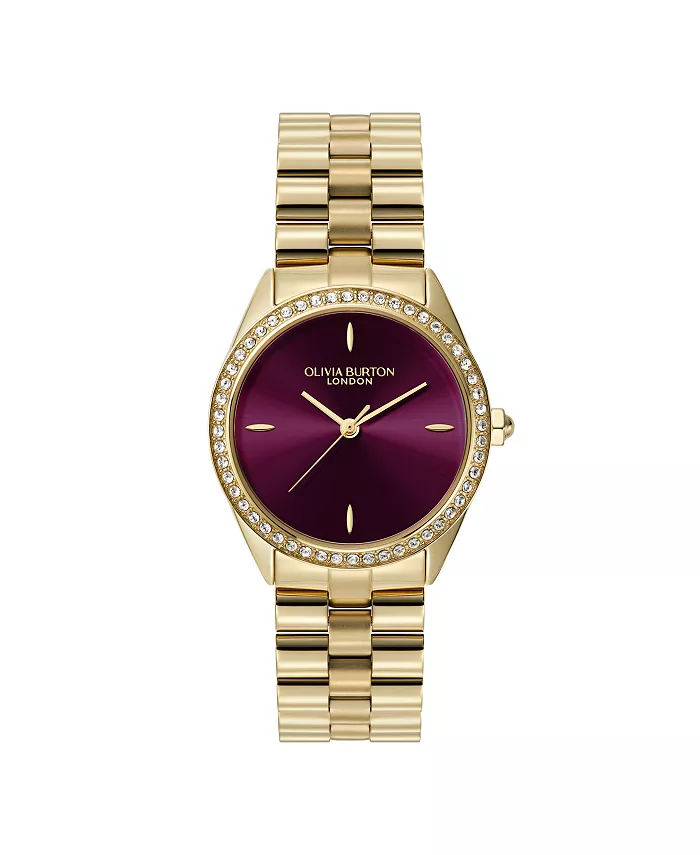 

Женские часы-браслет Bejewelled Le Gold Tone из нержавеющей стали, 34 мм Olivia Burton