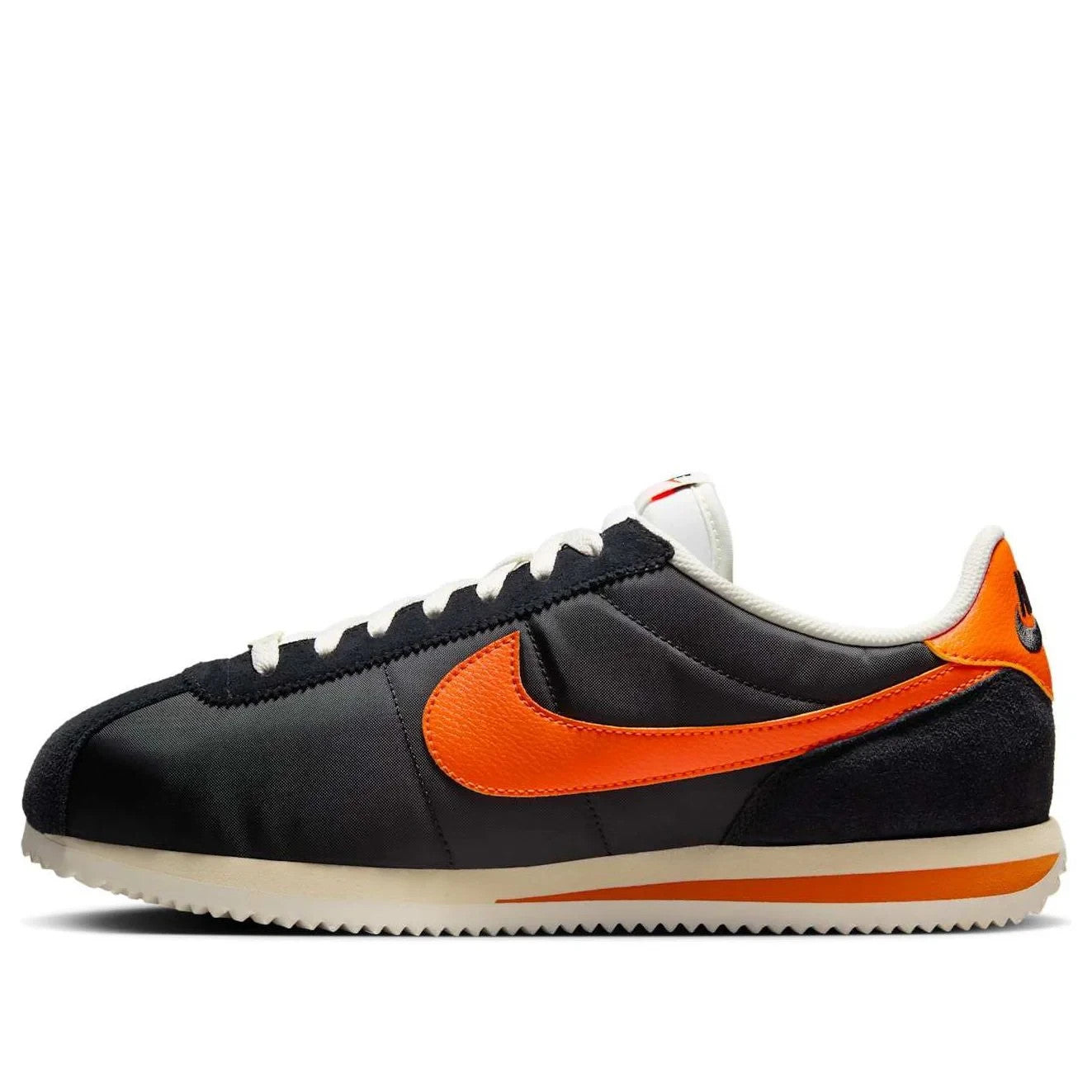 Кроссовки Nike Cortez HF0263-003 мужские, черно-оранжевые, на шнуровке, для повседневной носки, DWA1495 Nike, черный — фото 3