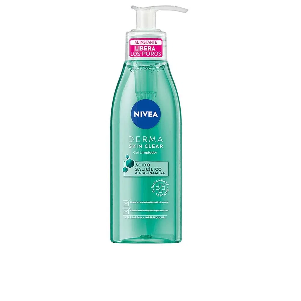 Гель для умывания Nivea — Очищающий гель для лица Derma Skin Clear с салициловой кислотой