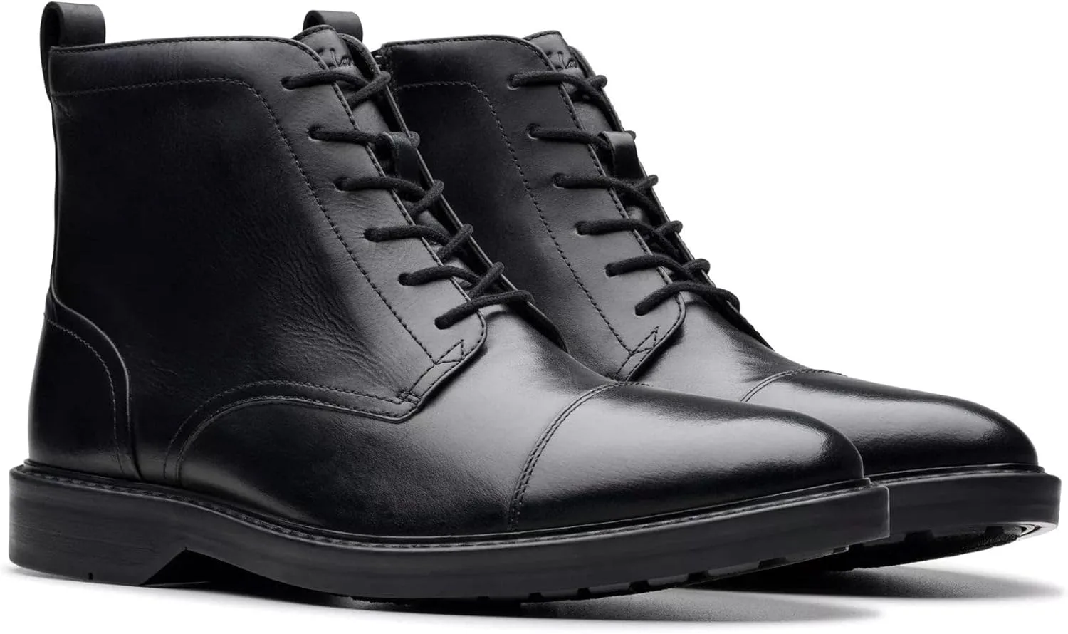 Мужские ботинки Clarks Aldwin Cap, черный — фото 2