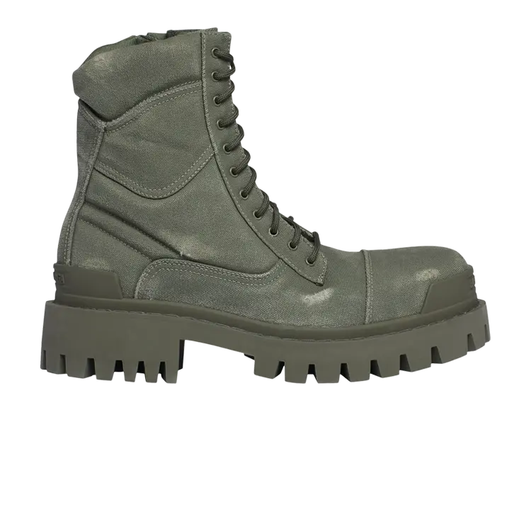 

Кроссовки Balenciaga Combat Strike Boot, цвет Worn-Out - Khaki