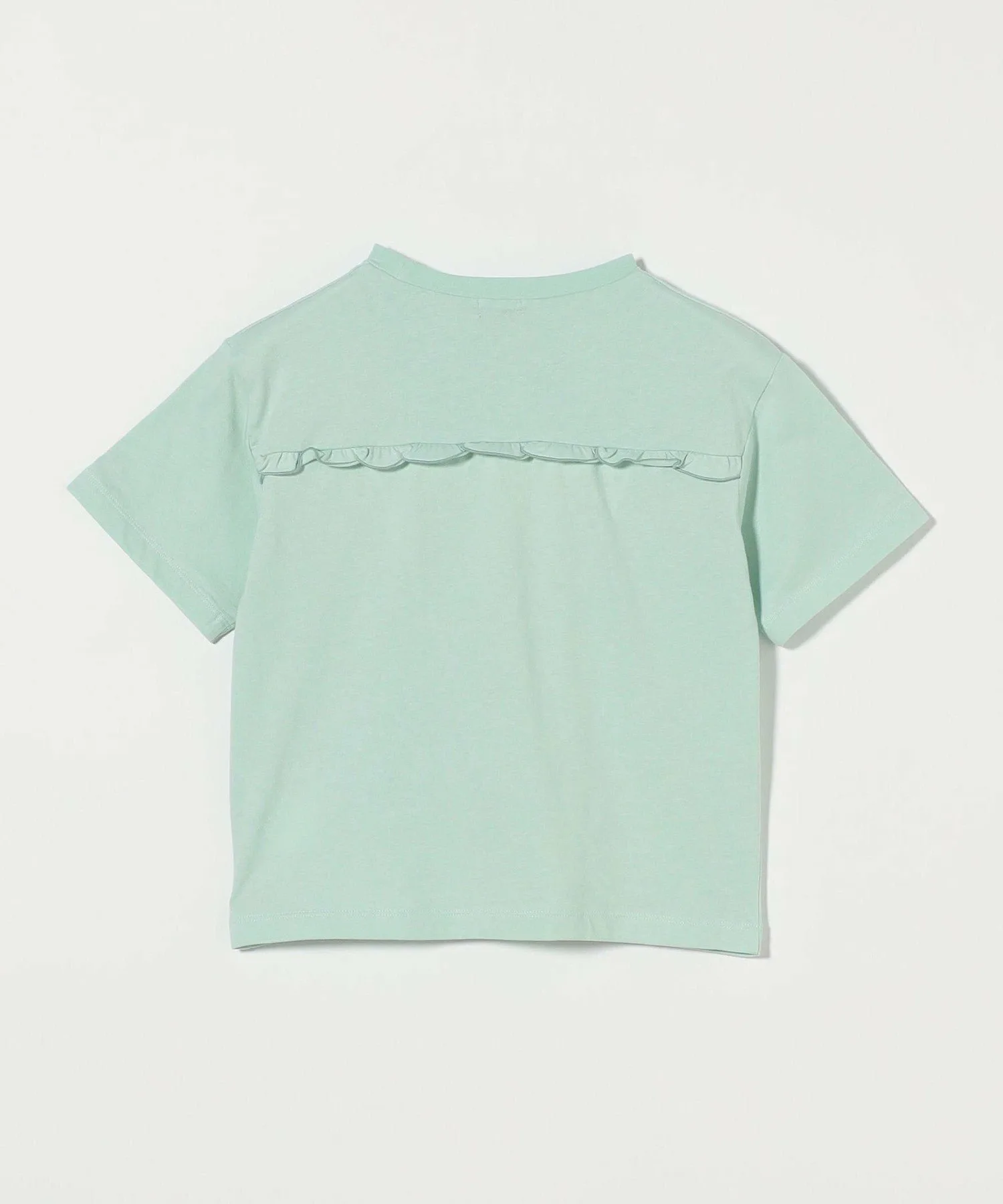 Футболка с принтом в виде лент / Детская 100-130 см United Arrows Green Label Relaxing, LIME — фото 2