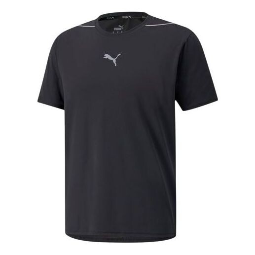 

Футболка outdoor sports running round neck short sleeve black Puma, черный