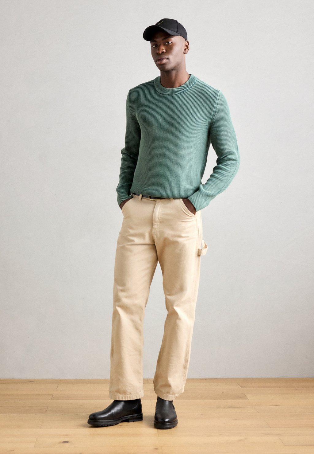 

Джемпер LONGSLEEVE CREW NECK Marc O'Polo DENIM, темно-зеленый