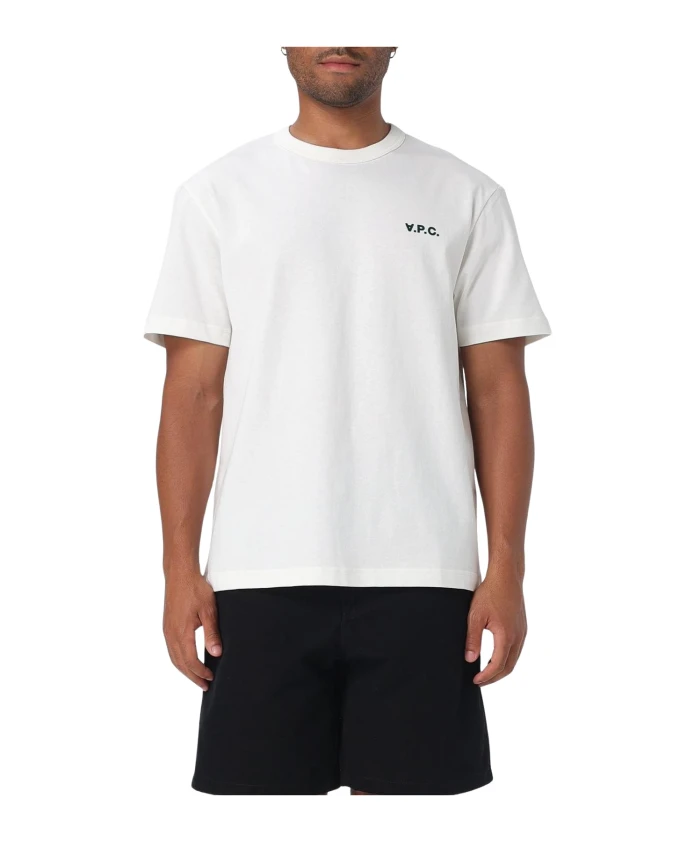 

Классическая, простая базовая футболка с коротким рукавом A.P.C., белый