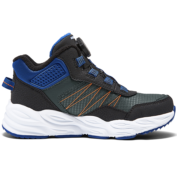 Skechers Kids Износостойкие детские кроссовки среднего размера для активного отдыха, цвет "угольно-черный" — фото 2