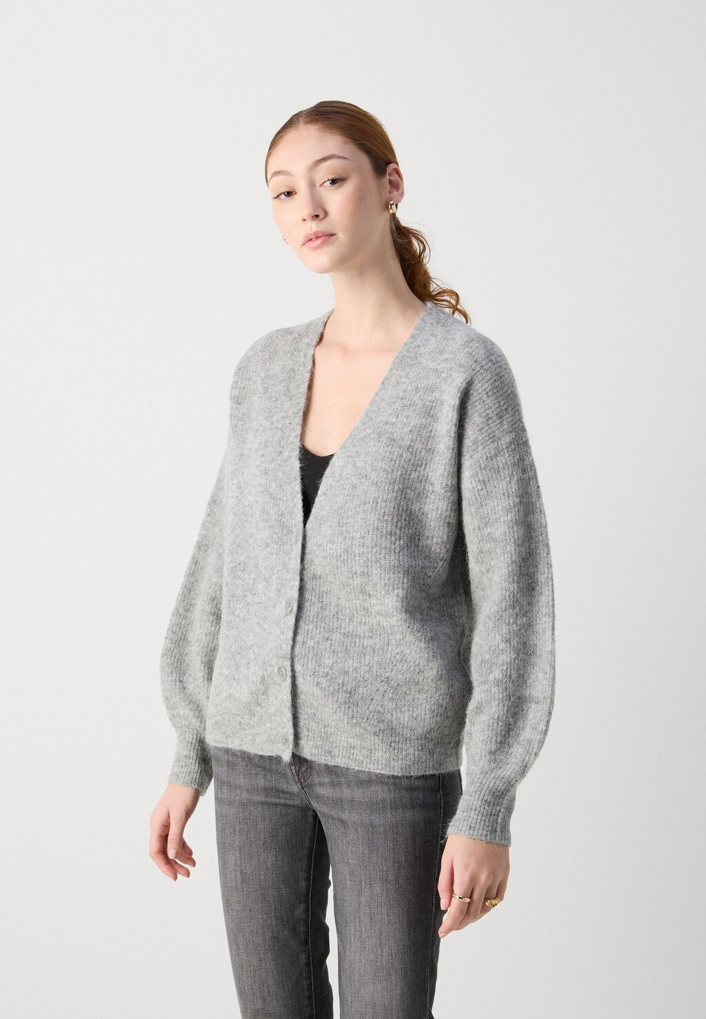 

Кардиган V NECK CARDIGAN Mos Mosh, серый