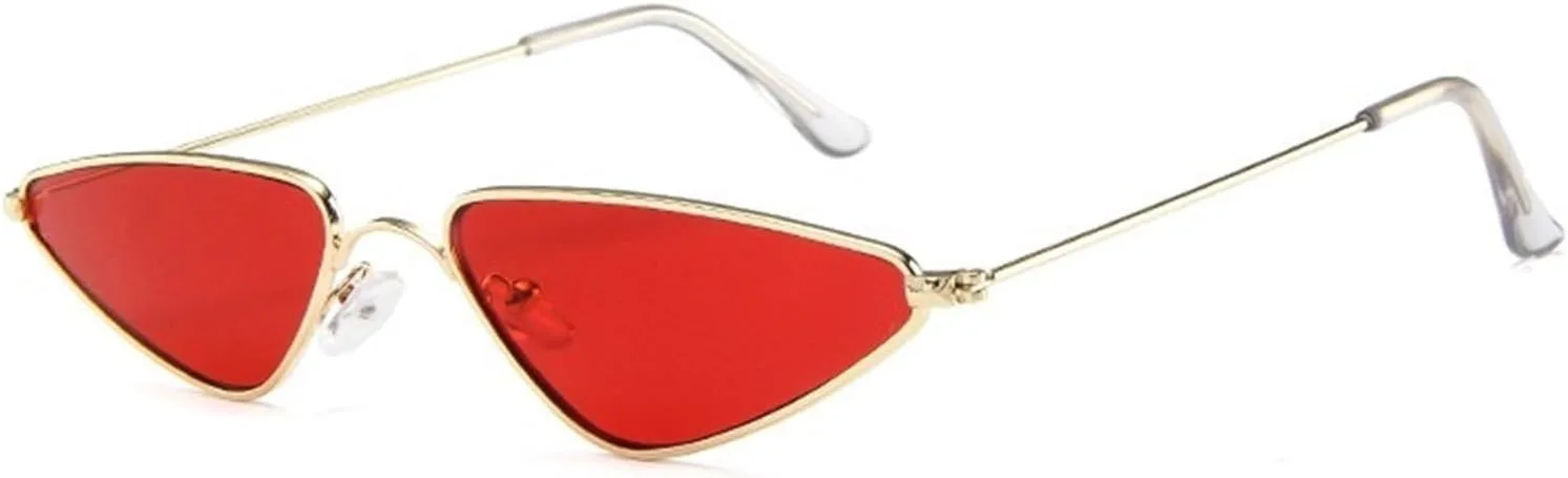 

Солнцезащитные очки для женщин на открытом воздухе в маленькой оправе, металлические, для отдыха и пляжа. Солнцезащитные очки для мужчин на пляже Generic, Red