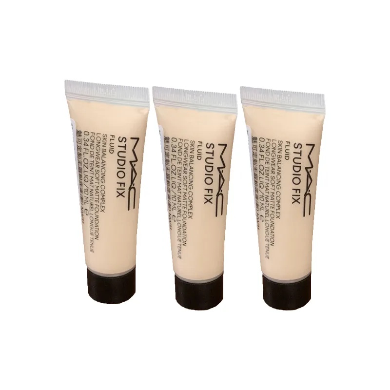 MAC Набор пробников тональной основы Flawless Liquid Foundation для естественного сияния, Custom Flawless Liquid Foundation NW11 (New) 10ml*3