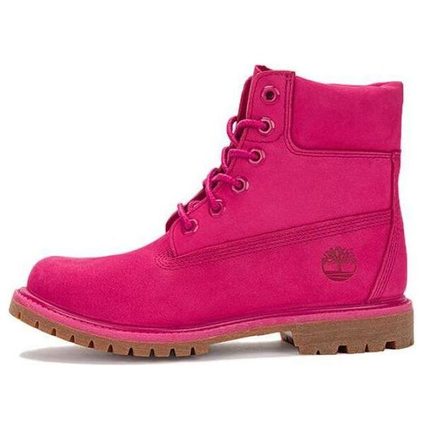 Кроссовки 50th anniversary edition premium 6 inch waterproof boot 'dark pink nubuck' Timberland, розовый