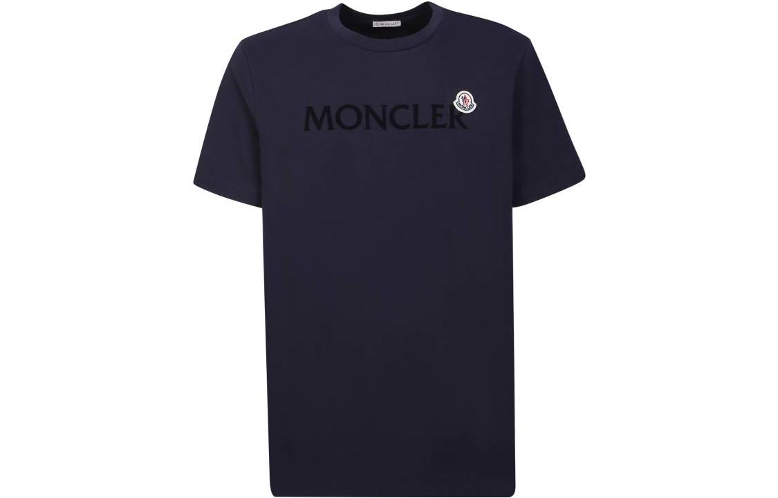 

Флисовая толстовка с логотипом Moncler, синий