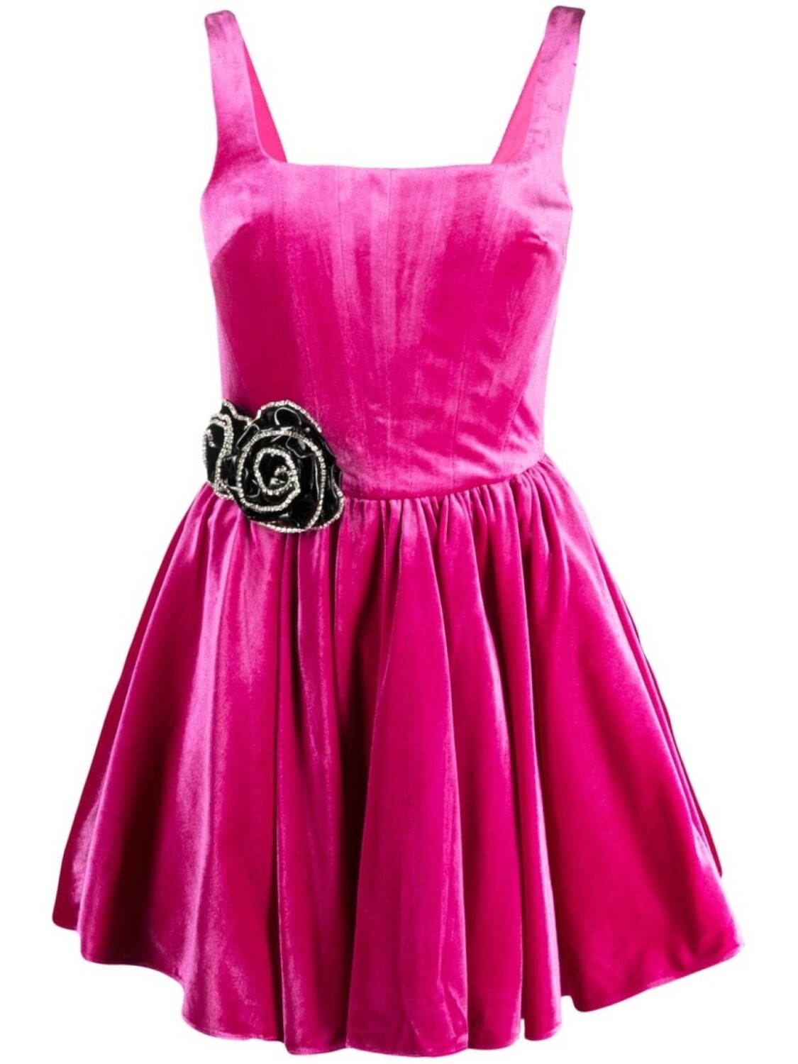 

The New Arrivals Ilkyaz Ozel платье мини с цветочной аппликацией, розовый