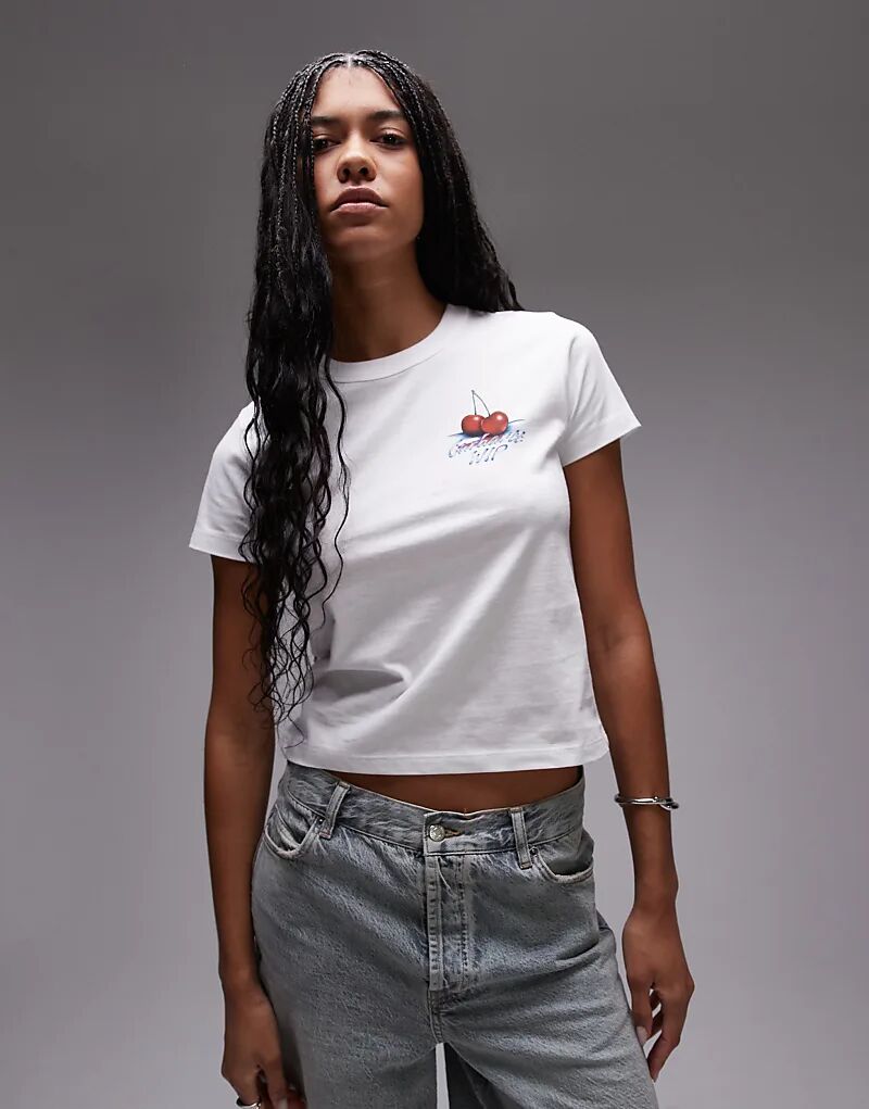 

Футболка Carhartt WIP с мотивом Джейка Гарсии на спине, белая