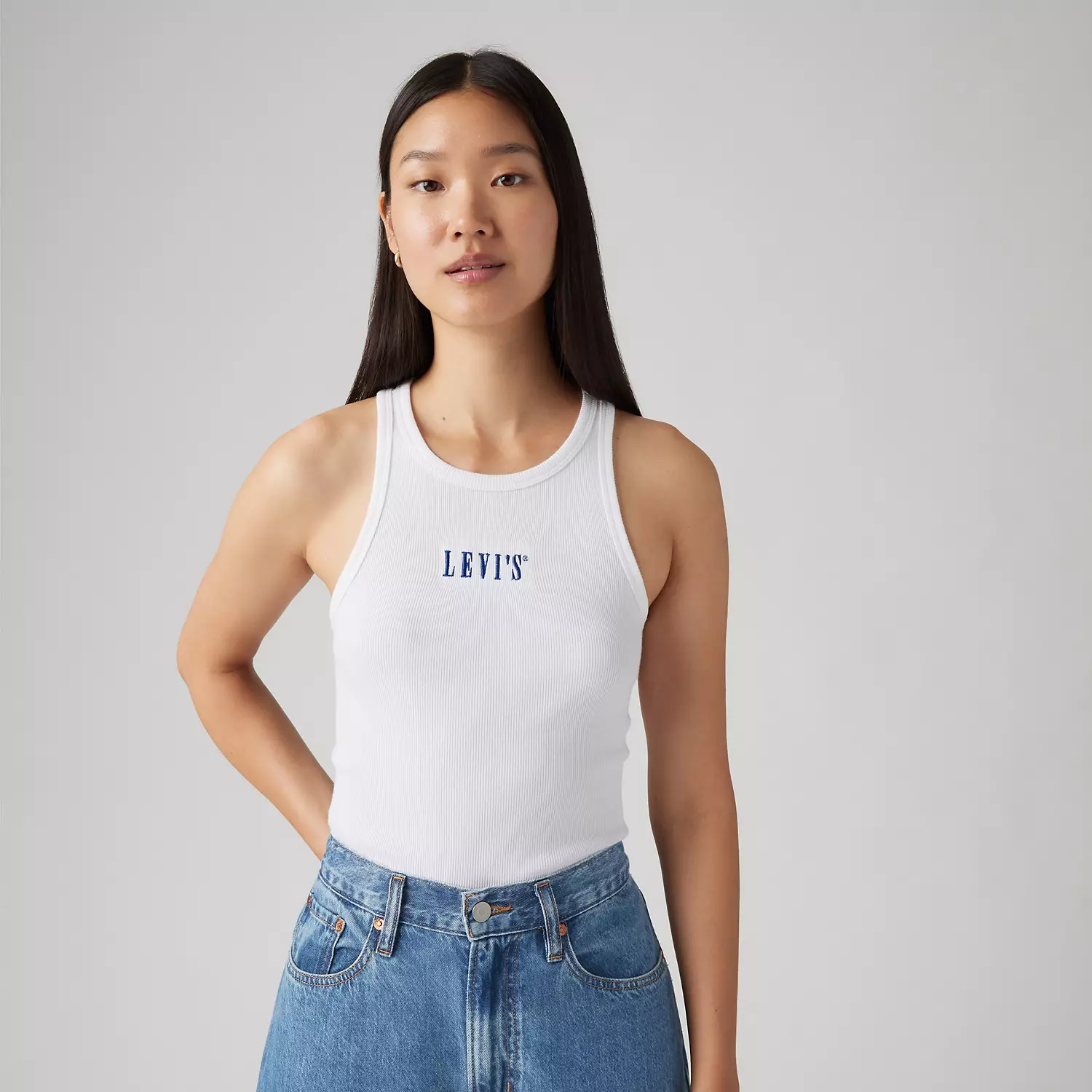 

Майка с графическим принтом Gemini Levi's, цвет Bright White