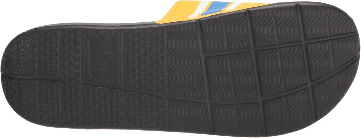 Мужские спортивные тапочки FOCO Legacy Velcro Sport Slide New York Giants Legacy Sport с застежкой-липучкой - размер Large, Black Legacy Stripe — фото 2