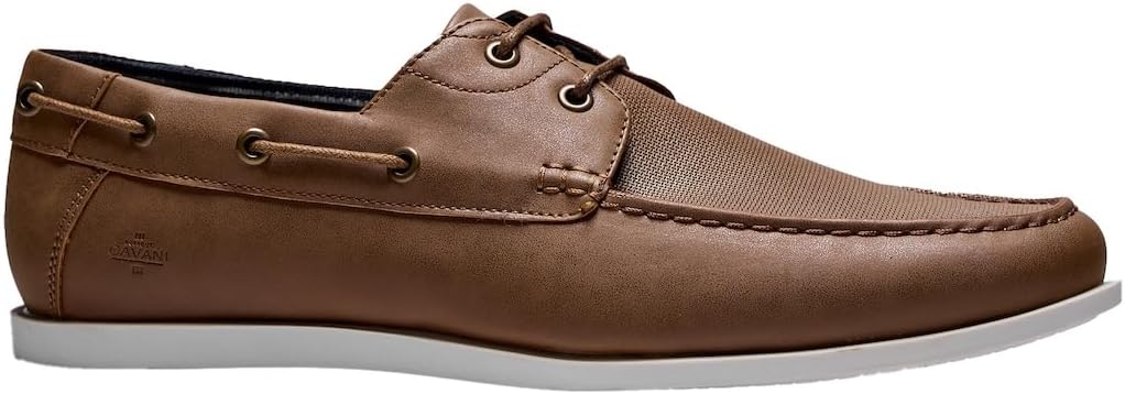 

Мужские кожаные топсайдеры, классическая обувь на шнуровке Sirri, Tan