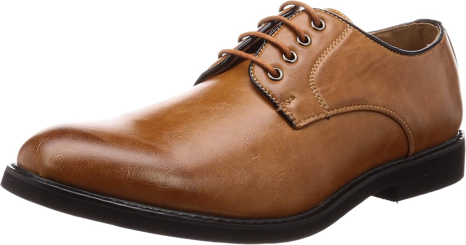 

Мужские классические оксфорды с гладким носком AAA+/2336 обувь, коричневый