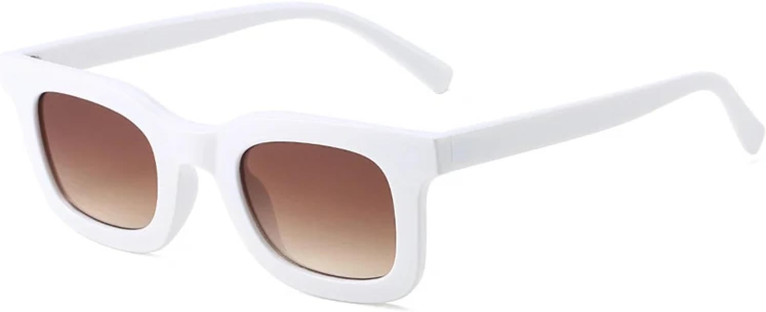 

Модные солнцезащитные очки для женщин в стиле ретро, ​​гелевые, цветные, для мужчин в стиле панк, градиентные, солнцезащитные очки с защитой от УФ-излучения UV400 TOIPASTN, White Tea Gradient