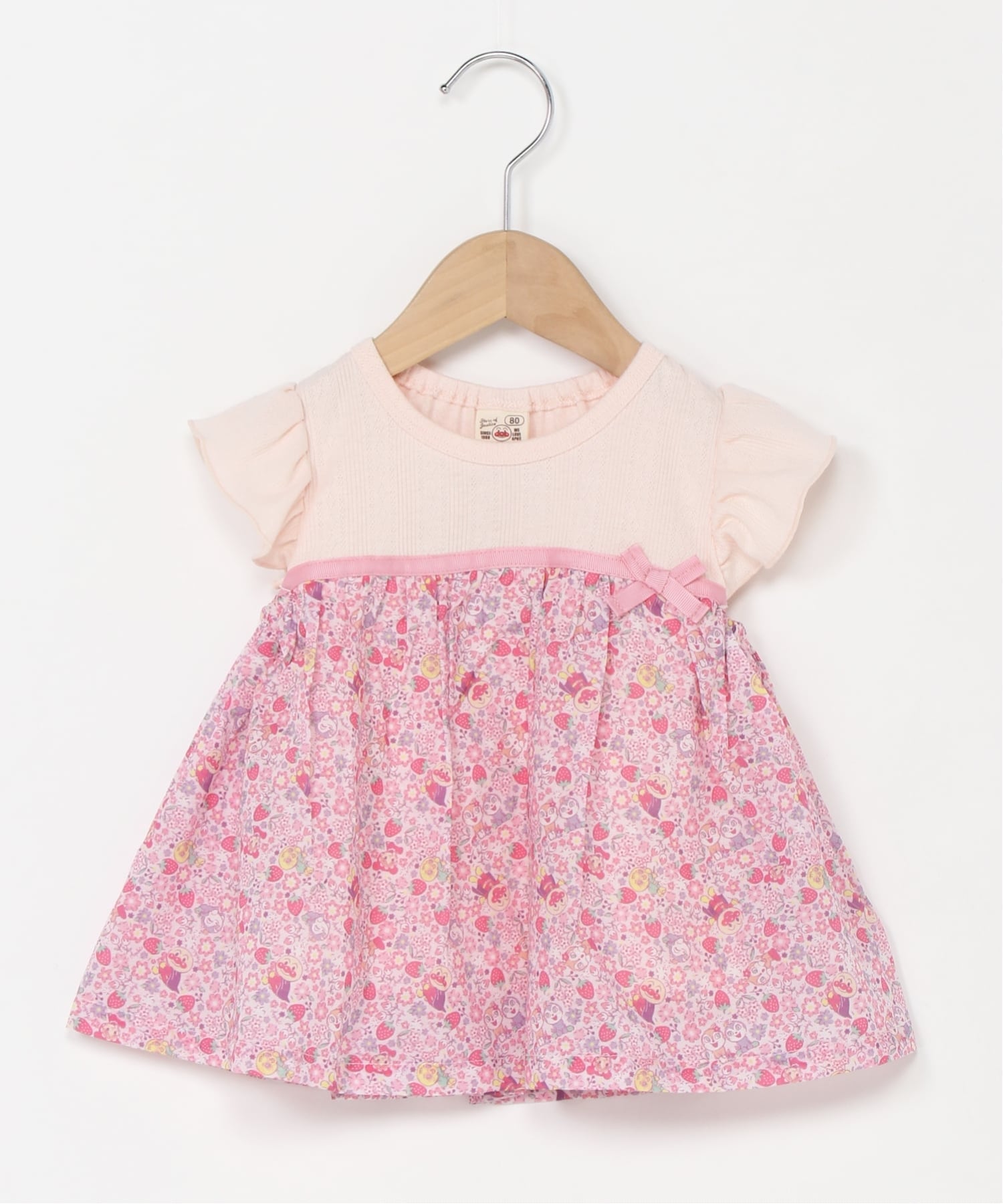 Детская коллекция ANPANMAN / (K) Туника с расклешенной юбкой и лентой Anpanman Kids Collection, pink
