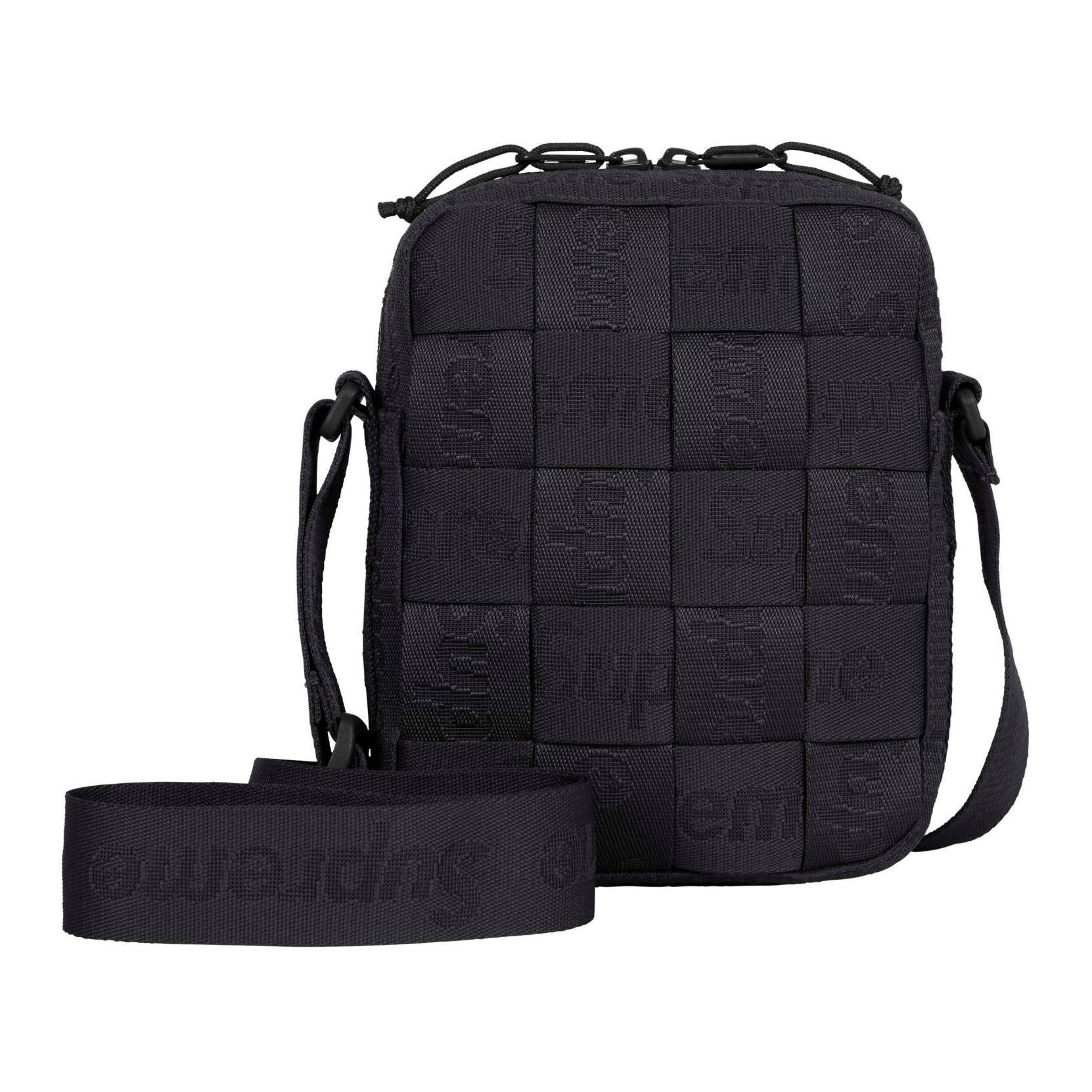 

Supreme Жаккардовая сумка через плечо, Black