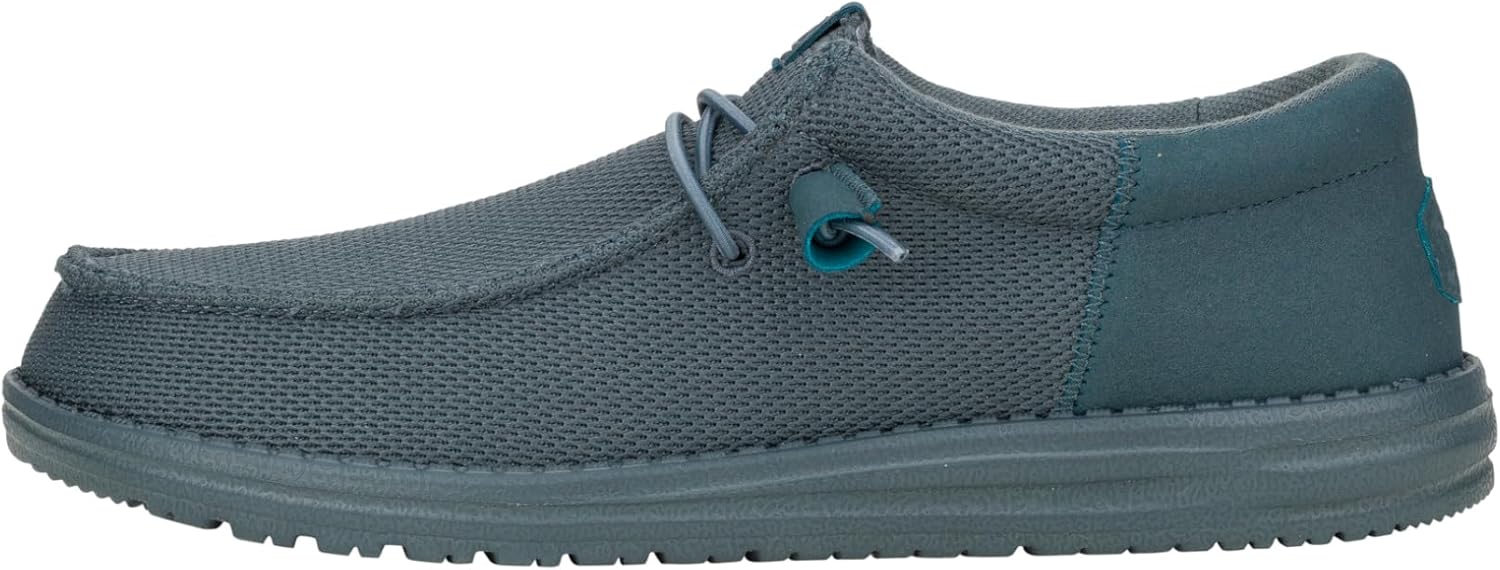 

Мужские слипоны Hey Dude Wally Funk Mono, Мужская обувь, Мужские мокасины без шнурков, Удобные и легкие Heydude, Dark Slate