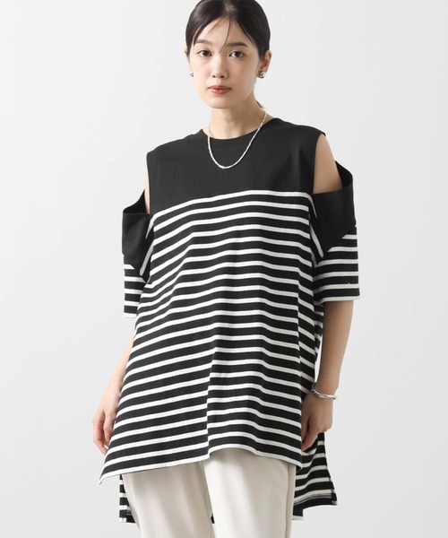 

Футболка, крой оверсайз, бренд Anana, черно-белый