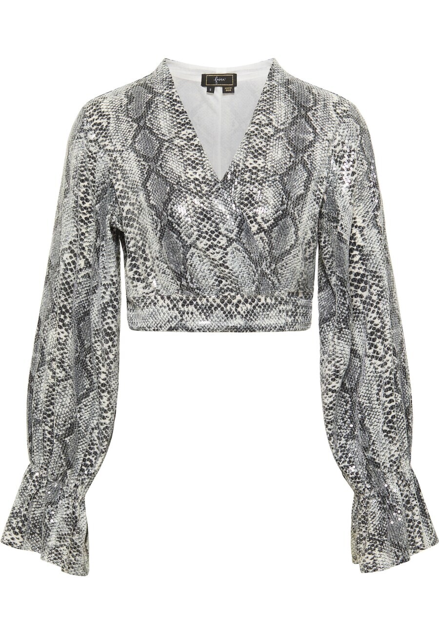 

Блузка faina Blouse, цвет light grey/dark grey