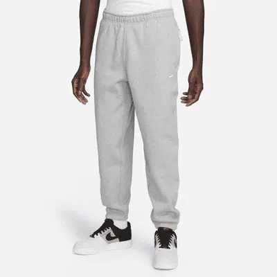 

Брюки Nike Solo Swoosh, серый/белый