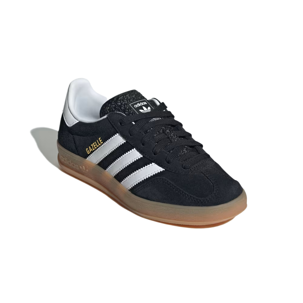 Низкие детские кроссовки для скейтбординга GAZELLE INDOOR для подростков Adidas Originals, черный — фото 4
