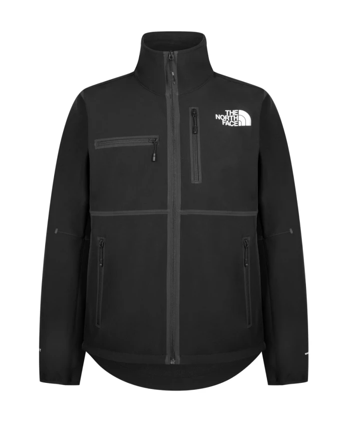 

Куртка Denali TNF черная с застежкой-молнией и логотипом. The North Face, черный