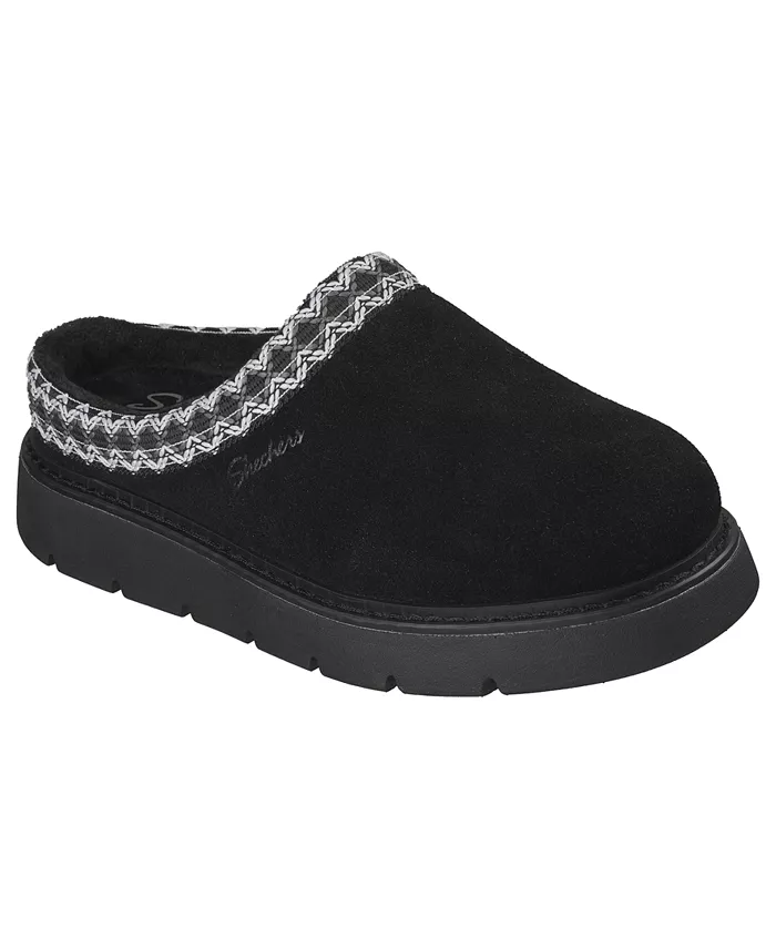 Женские тапочки BOBS Keepsakes Lite - уютные тапочки Cozy Cascade Comfort от Finish Line Skechers, черный