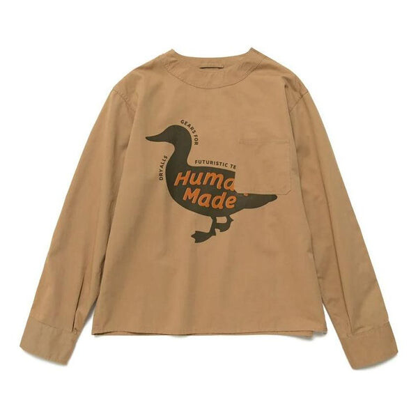 

Толстовка pullover long sleeve shirt 'beige' Human Made, бежевый