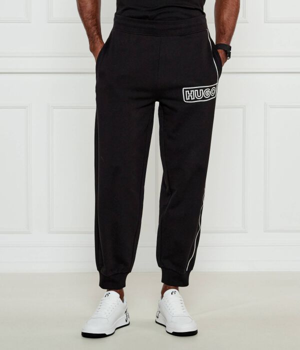 

Брюки без карманов Loose fit Hugo Blue, черный