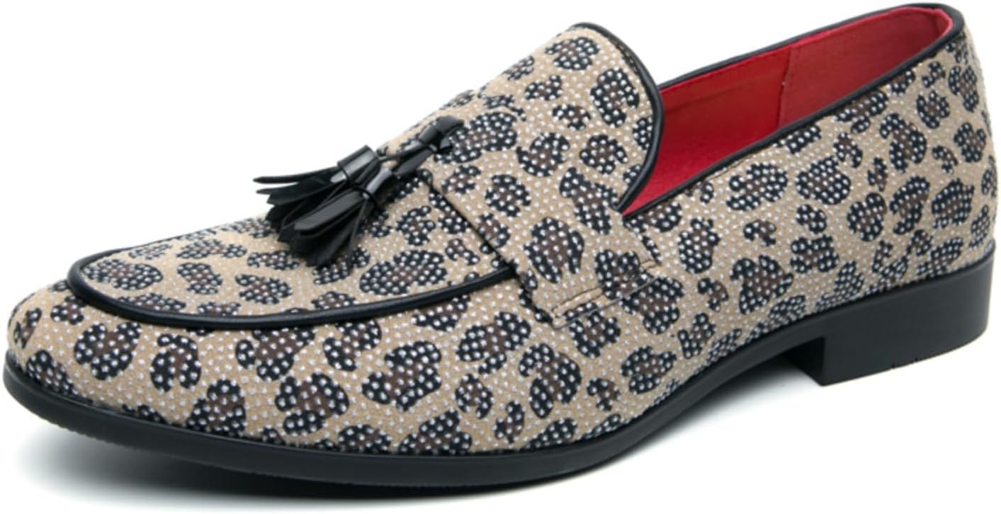 

Мужские лоферы Aokisx с кисточками, украшенные, модная обувь для официальных мероприятий - подходят для деловых поездок, общественных событий и повседневного использования, бежевый