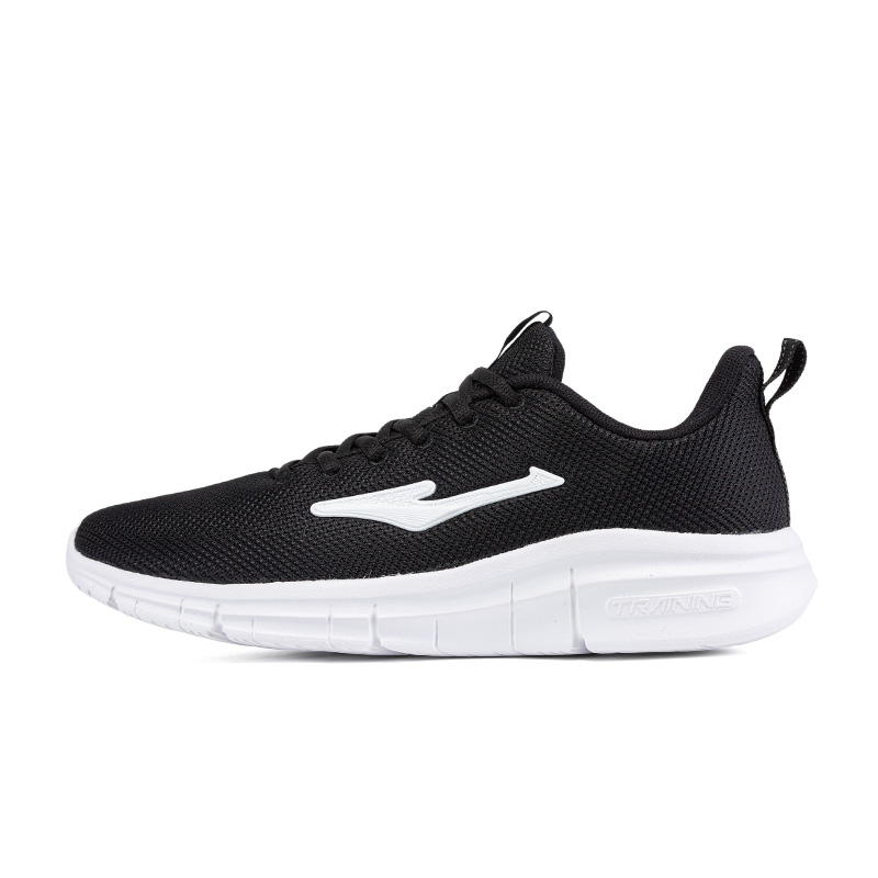

Erke Легкие кроссовки Rebound Low Top для повседневного бега, мужские, черно-белые