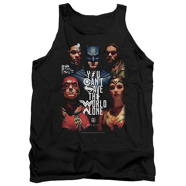 

Футболка-майка с постером Justice League "Спасите мир" Licensed Character