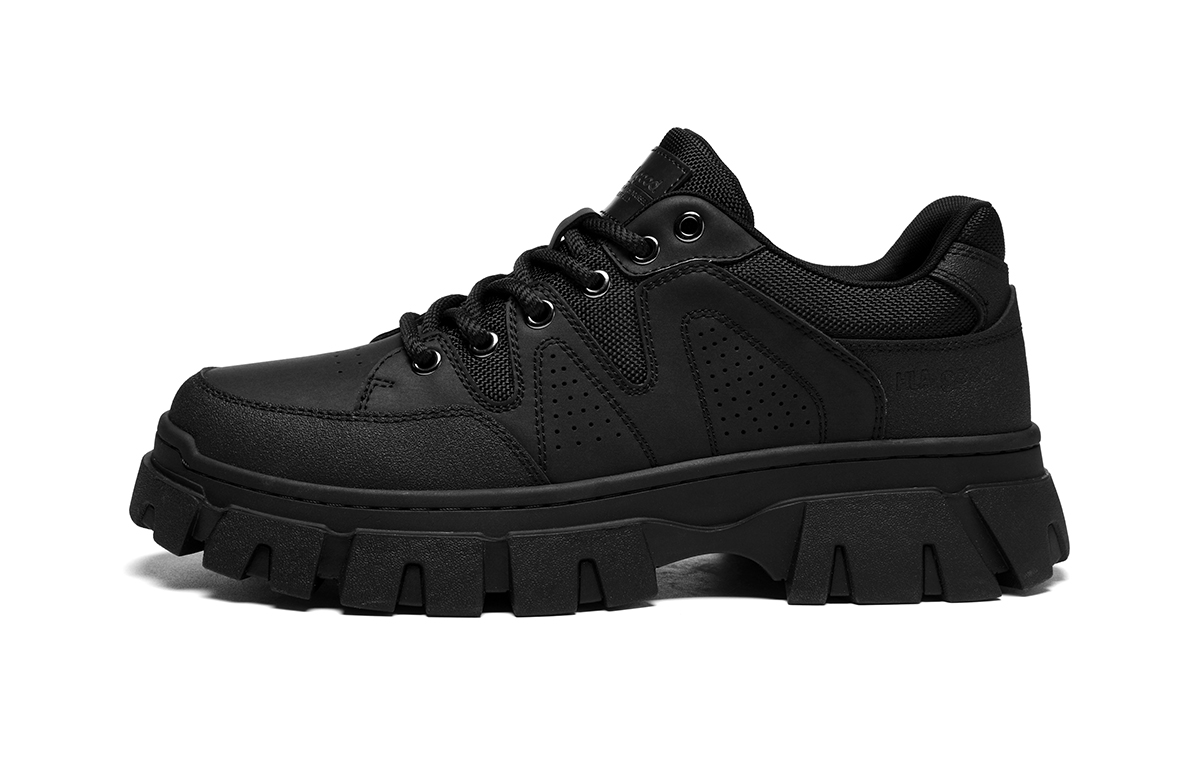 

HLA Рабочие ботинки мужские низкие, черно-желтые