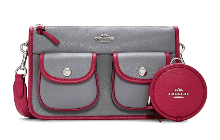 

COACH Кожаный мессенджер