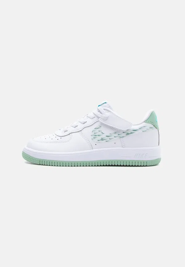 Кроссовки force 1 с низкой посадкой Nike Sportswear, White/Enamel Green/Energy
