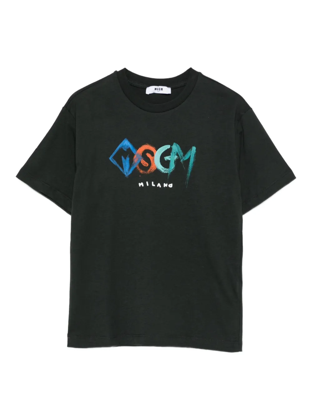 

Футболка с логотипом MSGM Kids, черный