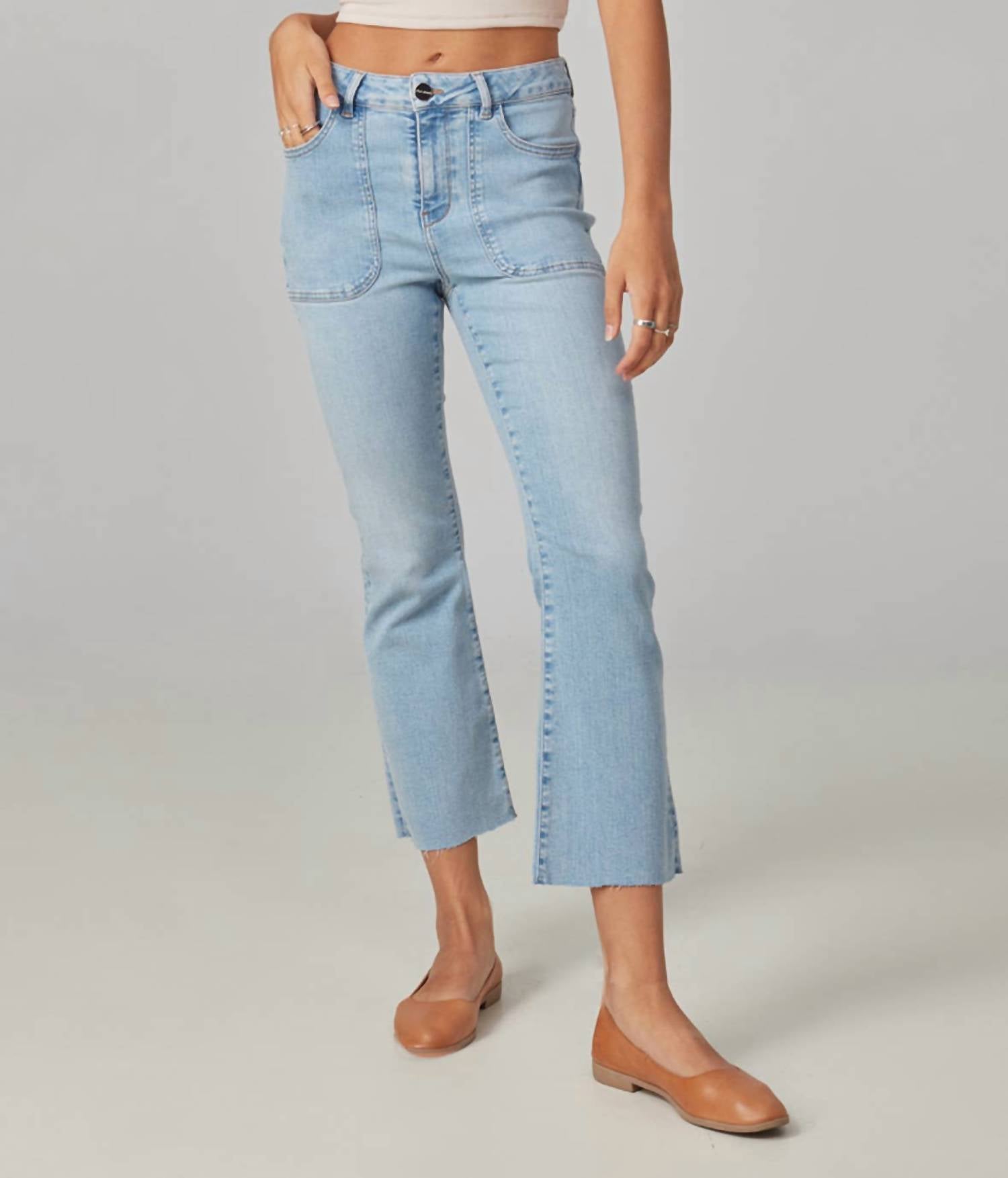 

Джинсы Billie High Rise Bootcut из настоящего денима Lola Jeans, цвет true denim