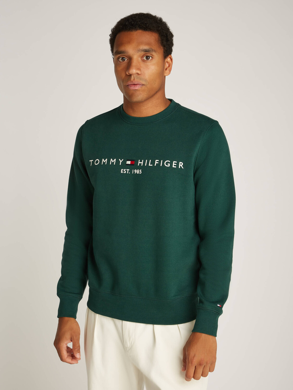 

Толстовка Tommy Hilfiger Regular Fit, цвет verde bottiglia