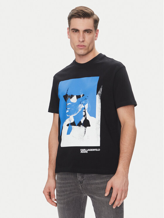 

Футболка обычного кроя A2M17036 Karl Lagerfeld, черный